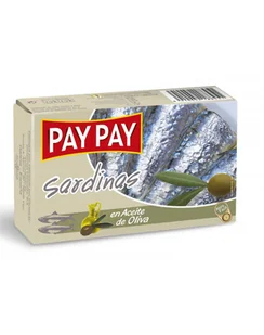 Pay-Pay Sardynki w oliwie z oliwek 120 g - Konserwy i dania rybne - miniaturka - grafika 1
