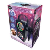 Instrumenty muzyczne dla dzieci - Przenośny Głośnik Bluetooth Z Mikrofonem I Niesamowitymi Efektami Świetlnymi Lexibook Btp180Bkz - miniaturka - grafika 1