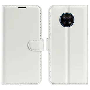 Pokrowiec König Design kompatybilny ze skórzanym pokrowcem na telefon komórkowy Nokia G50 - Etui na telefon komórkowy białe - Etui i futerały do telefonów - miniaturka - grafika 1