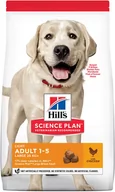 Sucha karma dla psów - Hills Canine Adult 1-5 Light Large Breed 18 kg - miniaturka - grafika 1