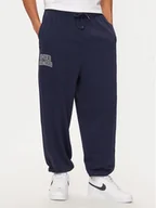 Spodnie sportowe męskie - Under Armour Spodnie dresowe UA Icon 1386551 Granatowy Loose Fit - miniaturka - grafika 1