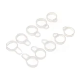 Akcesoria do słuchawek - Gumki uszka sportowe do słuchawek SONY Linkbuds WF-L900 białe - miniaturka - grafika 1