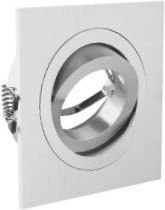 GTV Oprawa sufitowa punktowa Morena kwadrat aluminium OP-OPRKW1-80