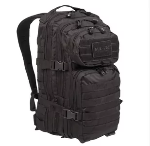 Mil-Tec Plecak wojskowy 2-komorowy Assault Small 20 Black roz uniw 14002002) 14002002 - Plecaki - miniaturka - grafika 10