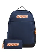 Zestawy szkolne - Zestaw szkolny plecak z piórnikiem Vans Skool - dress blues - miniaturka - grafika 1
