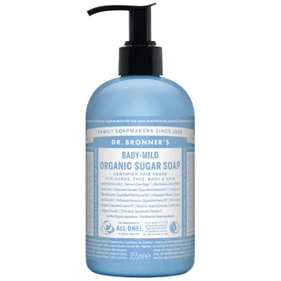 Dr. Bronner's Dr Bronners Dr Bronners Baby-Mild mydło w płynie do ciała i włosów bezzapachowy 355 ml - Kosmetyki kąpielowe dla dzieci - miniaturka - grafika 2