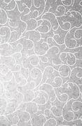 Dekoratorstwo - Papier dekoracyjny, flizelina, biała, srebrna brokatowa koronka, 19x29 cm, 5 arkuszy - miniaturka - grafika 1