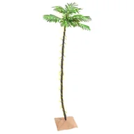 Choinki - vidaXL Palma z oświetleniem, 192 ciepłe białe LED, 300 cm - miniaturka - grafika 1