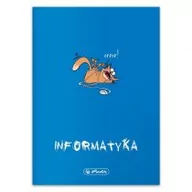 Zeszyty szkolne - Herlitz Zeszyt A5 Eco PP Informatyka kratka 60 kartek 5 szt. - miniaturka - grafika 1
