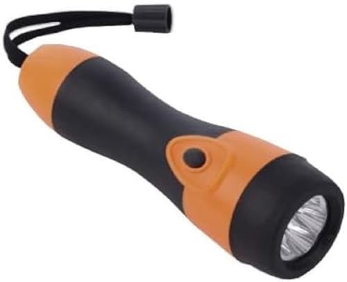 Kolorowa latarka Grundig LED 5 z gumowym uchwytem o długości 21 cm