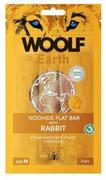 Przysmaki dla psów - WOOLF Woolf Earth Noohide Flat Bar Rabbit Przysmak Dla Psa Królik Rozmiar M 85 g - miniaturka - grafika 1