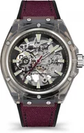 Zegarki męskie - Zegarek męski KENNETH COLE KCWGR2136401 czerwony sportowy skeleton - miniaturka - grafika 1