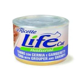 Life Pet Care Tuńczyk Grouper Krewetki Karma dla kota Puszka 150G - Mokra karma dla kotów - miniaturka - grafika 1