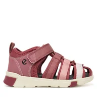 Buty dla dziewczynek - Sandały ECCO Mini Stride 76116110346 Różowy - miniaturka - grafika 1