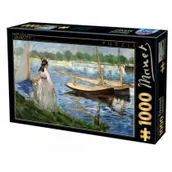 Puzzle - D-Toys Puzzle 1000 Manet, Spacer nad jeziorem - - miniaturka - grafika 1