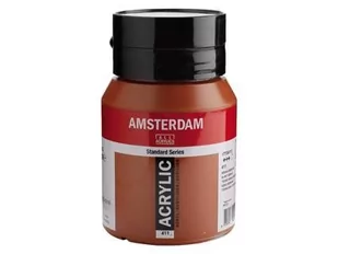 Talens Amsterdam, farba akrylowa, 500 ml, Siena palona - Przybory szkolne - miniaturka - grafika 2