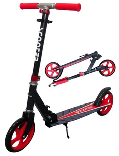 Duża Hulajnoga H4 Czerwona Składana R-Sport koła 200 mm do 100 kg - Hulajnogi - miniaturka - grafika 1