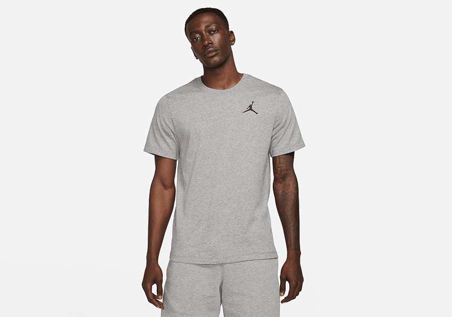 Nike Air Jordan Jumpman Crew Tee Carbon Heather