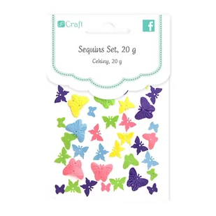 Cekiny Do Bombek Jajek Dalprint Mix Kolorów Motylki 20G Dpce 030 - Scrapbooking - miniaturka - grafika 1