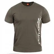 Koszulki męskie - Koszulka męska bawełniana sportowa T-shirt Pentagon Vertical Olive S - miniaturka - grafika 1