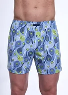 Majtki męskie - BOKSERKI CORNETTE CLASSIC CL-001/173 (kolor niebieski, rozmiar XL) - miniaturka - grafika 1