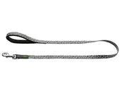 Smycze dla psów - Hunter SMYCZ DLA PSA CONVENIENCE REFLECT LEOPARD CZARNA dł 120 szer 2cm - miniaturka - grafika 1