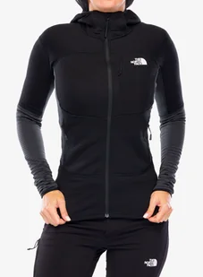 Bluza trekkingowa damska The North Face Stormgap Powergrid Hoodie - tnf black/asphalt grey - Bluzy sportowe damskie - miniaturka - grafika 1