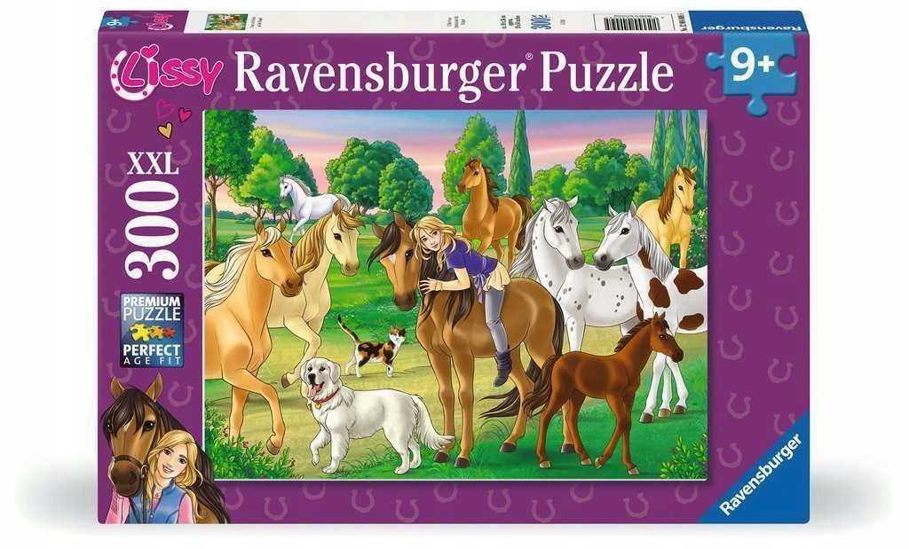 RAVENSBURGER Puzzle Dla Dzieci 300 Elementów Konie Dla Dziewczynek 9+