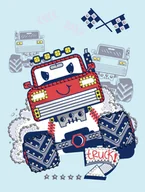 Zabawki kreatywne - Mozaika diamentowa 15×20 cm częściowe wypełnienie – Kaczka w kosmosie. Zestaw kreatywny Ideyka Czerwony samochodzikназва - miniaturka - grafika 1