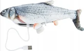 Zabawki dla kotów - Trixie Wriggle fish, zabawka, dla kota, 30 cm, z kocimiętką, ładowana USB - miniaturka - grafika 1