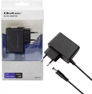 Zasilacz Qoltec Premium sieciowy uniwersalny 6V 12W 2A Czarny (5901878524054) - Zasilacze do laptopów - miniaturka - grafika 1