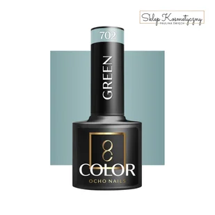 OCHO NAILS Lakier hybrydowy green 702 -5 g - Lakiery hybrydowe OCHO NAILS Lakier hybrydowy green 702 -5 g - Lakiery hybrydowe - miniaturka - grafika 1