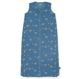 Jollein - Śpiworek niemowlęcy letni Summer GIRAFFE Jeans Blue 90 cm - Śpiworki dla dzieci - miniaturka - grafika 1