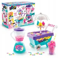 Zabawy w naśladowanie dorosłych - So Slime Diy Slime Milkshake Deluxe Zestaw Do Robienia, Kreatywny - miniaturka - grafika 1