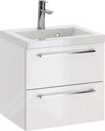Szafki łazienkowe - Szafka z Umywalką ROSEN 50 cm - Uchwyt Chrom Połysk - miniaturka - grafika 1