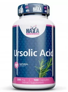 Haya Labs, Kwas Ursolowy 250 mg, 100 kaps. - Odchudzanie i oczyszczanie - miniaturka - grafika 1