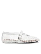 Baleriny - Badura Baleriny MIMOSA-SLT-24067P-52 Biały - miniaturka - grafika 1