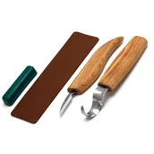 Akcesoria rzeźbiarskie - Zestaw narzędzi do rzeźbienia łyżek Beavercraft z nożem do detali (2 noże + akcesoria) S0 - miniaturka - grafika 1