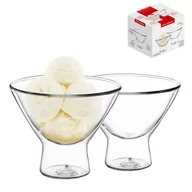 Miski i półmiski - Komplet Pucharków Termicznych Do Lodów Florina Malachit 300 ml 2 Sztuki - miniaturka - grafika 1