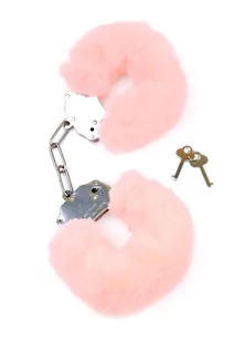 Fetish Fantasy Furry CuLight Pink - Kajdanki z futerkiem, jasnoróżowe - Akcesoria BDSM - miniaturka - grafika 1
