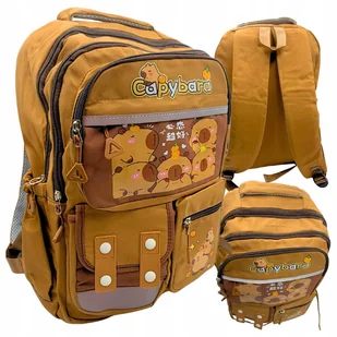 Plecak Szkolny Kapibara Wielokomorowy Duży Do Szkoły Pojemny Tornister - Plecaki szkolne i tornistry Plecak Szkolny Kapibara Wielokomorowy Duży Do Szkoły Pojemny Tornister - Plecaki szkolne i tornistry - miniaturka - grafika 1