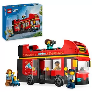 LEGO 60407 City Czerwony, piętrowy autokar - Klocki - miniaturka - grafika 1