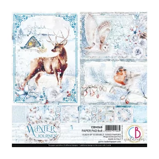Blok papierów Ciao Bella - WINTER JOURNEY 20x20 - Scrapbooking - miniaturka - grafika 1