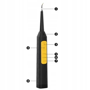 Skaler Dentystyczny Soniczny do Usuwania Kamienia z Latarką - Pozostałe urządzenia kosmetyczne - miniaturka - grafika 10