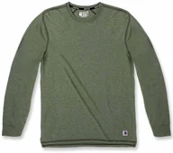 Koszulki męskie - Carhartt Koszulka Carhartt LWD LongSleeve CHIVE HEATHER - miniaturka - grafika 1