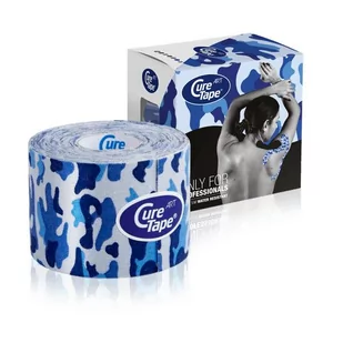 Cure Tape ART 5cm x 5m - 1 szt. - Kolor: Army Blue - Akcesoria medyczne - miniaturka - grafika 1