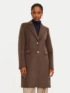 Płaszcze damskie - Maryley Płaszcz przejściowy 24IB808/14CO Brązowy Regular Fit - miniaturka - grafika 1