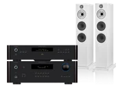 Zestawy stereo - Rotel RA-1572 MkII (czarny) + RCD-1572 MkII (czarny) + 603 S3 (biały) - miniaturka - grafika 1
