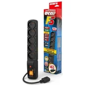 Listwy zasilające - Acar Listwa FA F5IEC CZ 1.5m) - miniaturka - grafika 1