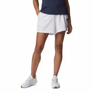 Odzież trekkingowa damska - Krótkie Spodenki Turystyczne Damskie Columbia Logo III French Terry Short - miniaturka - grafika 1